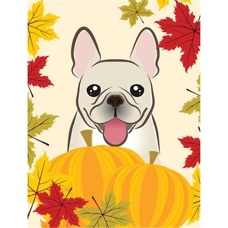 French Bulldog Thanksgiving Flag Garden